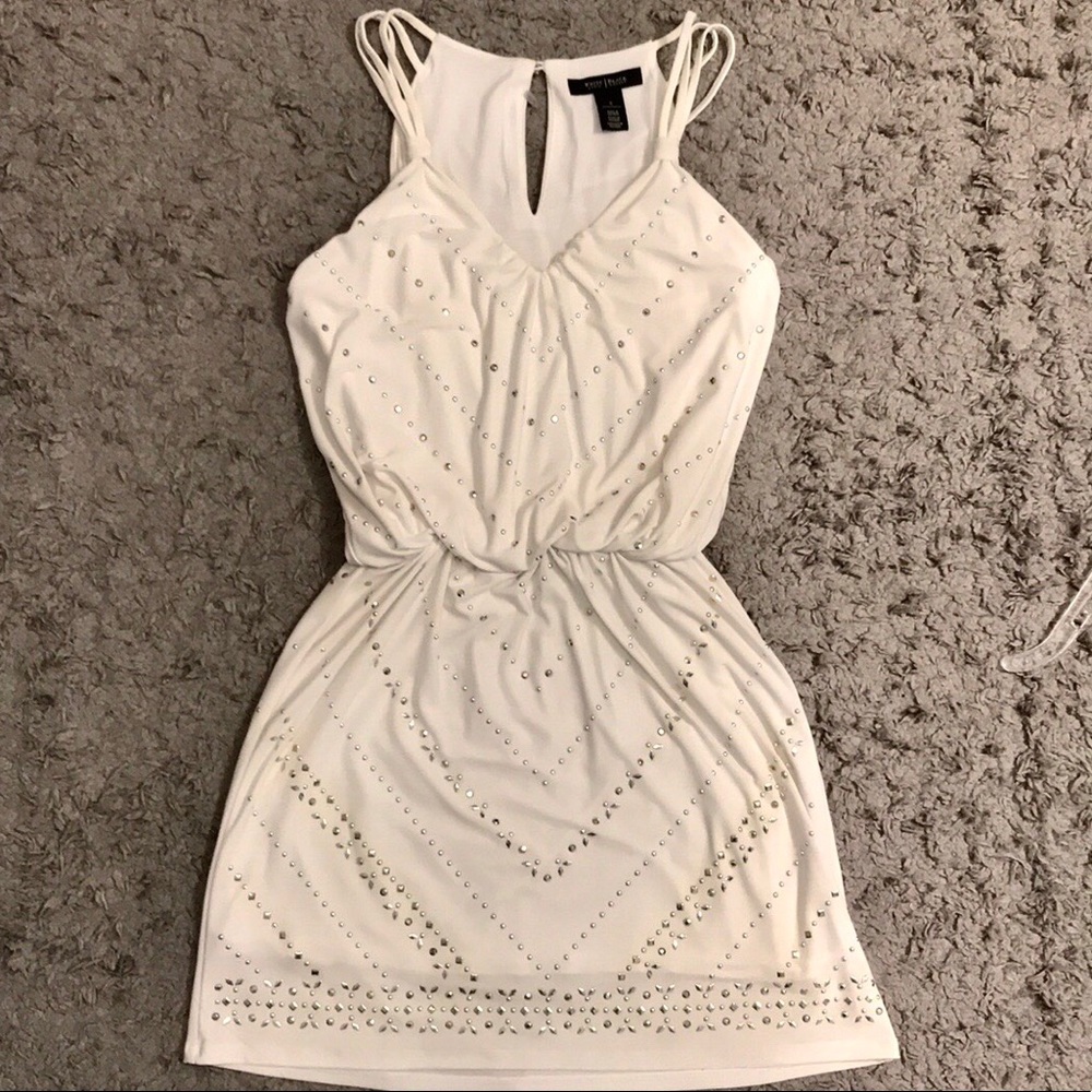 White House Black Market Beaded Cocktail Dress - S